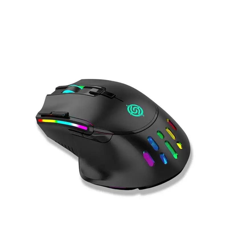 

RechargeableMouse Rechargeable 2.4 GHz WirelessMouse With RGB 3Adjustable DPI Levels1200/2400/3200 Auto Lock
