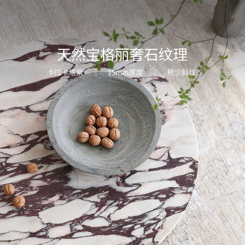 Bulgari натуральный элитный роскошный каменный круглый стол большой плоский пол