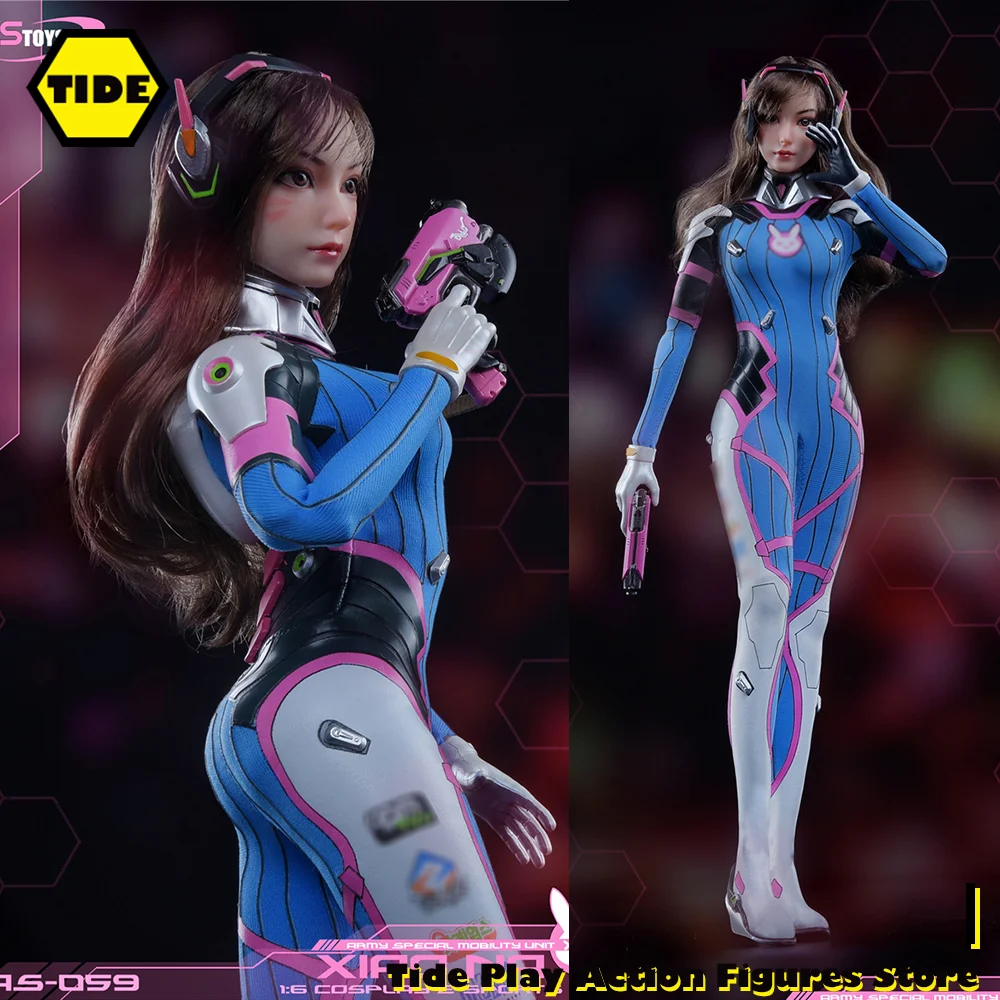 

ASTOYS AS-059 1/6 Cosplay Gaming Girl Xiaona Head Body Clothes 12inch Action Figure Full Set Model for Fans Collection