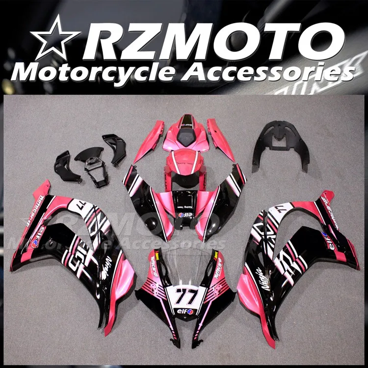 

4Gifts Injection New ABS Fairings Kit Fit for kawasaki Ninja ZX-10R ZX10R 2016 2017 2018 2019 16 17 18 19 Custom Pink
