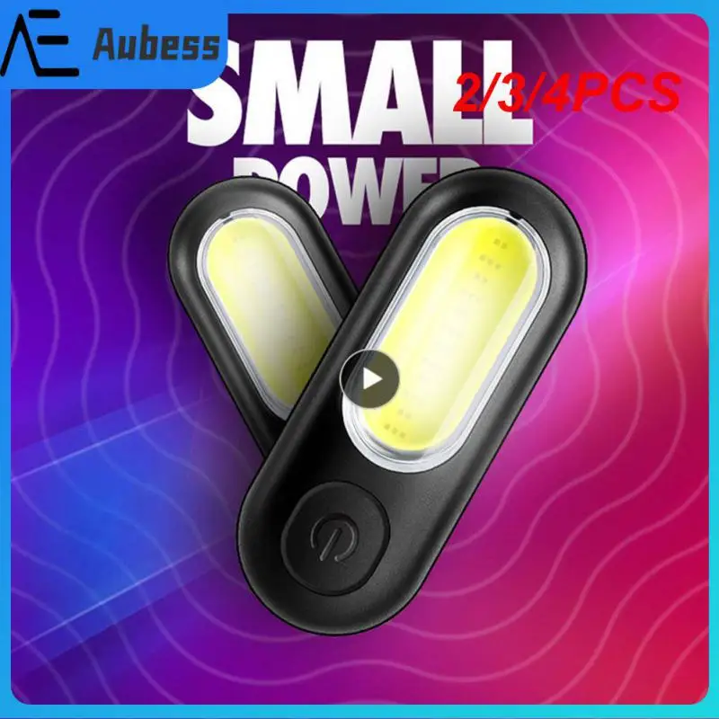 

2/3/4PCS Usb Charging Flashing Warning Light Bicycle Light Small Cycling Tail Light Powerful Night Cycling Equipment Waterproof