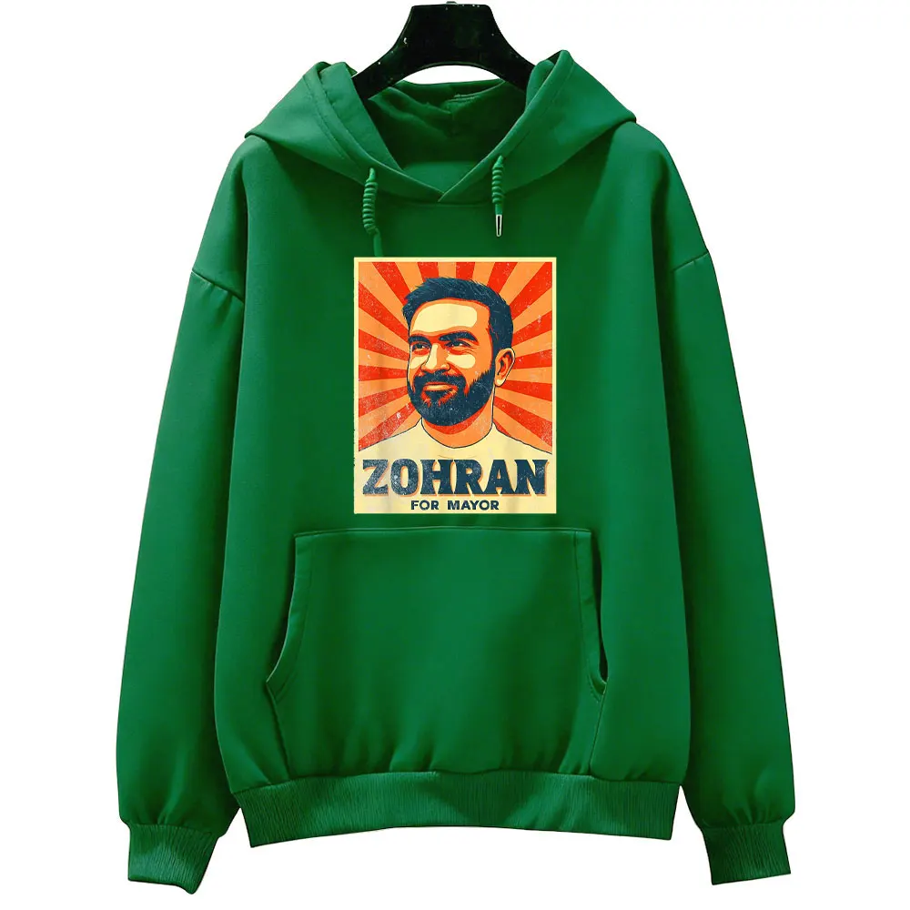 Фото Zohran Mamdani for NYC Mayor Merch Zohran Mamdani толстовки с длинными рукавами уличная одежда повседневная модная толстовка мужская одежда №4