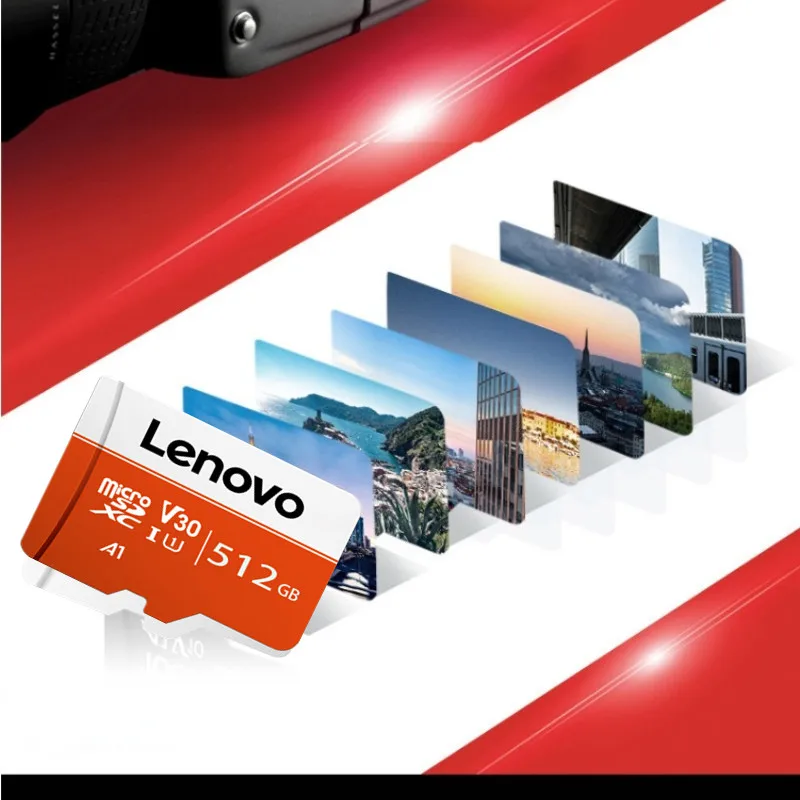 Мини-карта памяти Lenovo 16 ГБ 32 64 128 256 512 ТБ карта TF для сотовых телефонов камер MP3/MP4