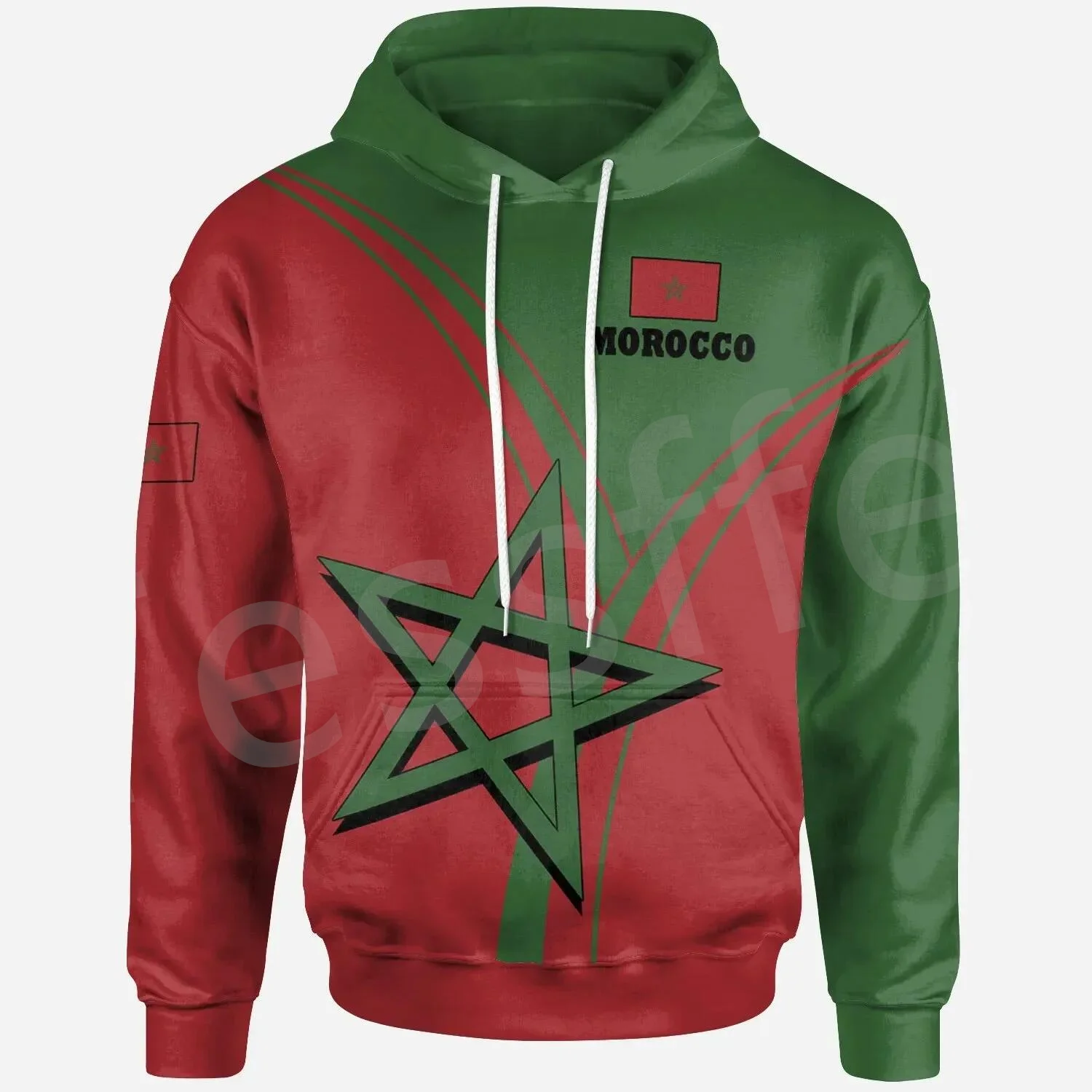 

Tessffel Black History Africa County Morocco Flag Tribe Tattoo Tracksuit 3DPrint Men/Women Streetwear Casual Pullover Hoodies A7