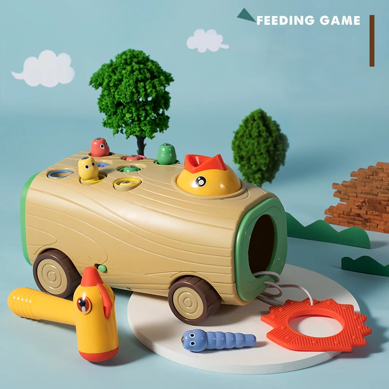 Магнитная игрушка поймать червей и кормить игра для ролевых игр