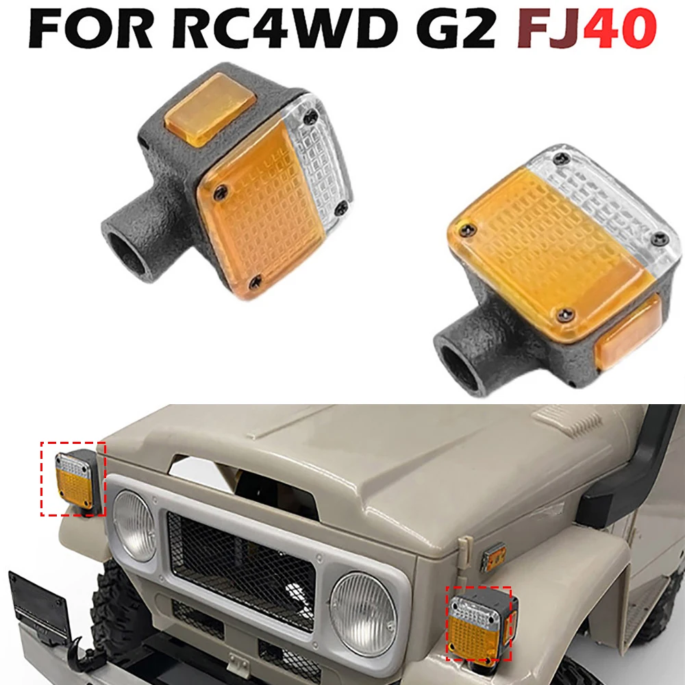 Передний поворотный сигнал для RC4WD 1/10 G2 Cruiser/FJ40 самоокрашивающийся обновленные