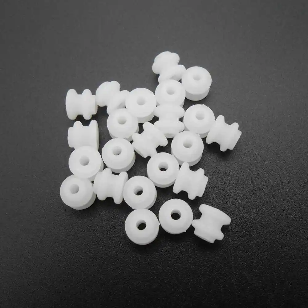 20 шт./лот 62A пластиковый шкив, модель шестерни, колеса ГРМ, диаметр 6 мм, диаметр отверстия вала M6, диаметр отверстия 2 мм, 1,95 мм, 2A, высота 5,4 мм