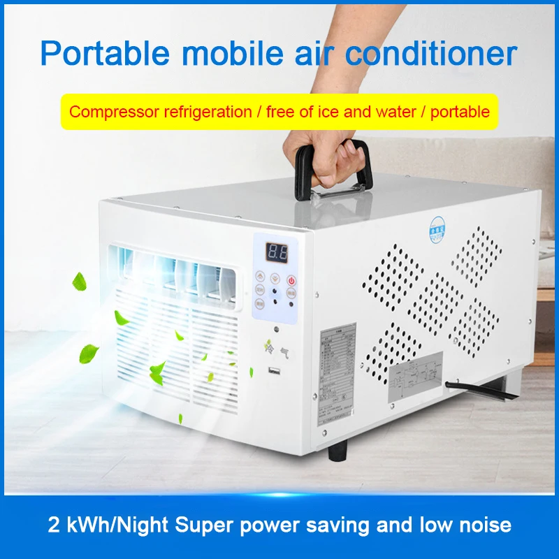 

Mobile Small Air Conditioner Refrigerator Mini Air Conditioner Mosquito Net Desktop Mini Refrigerator Pet Cooling With Handle