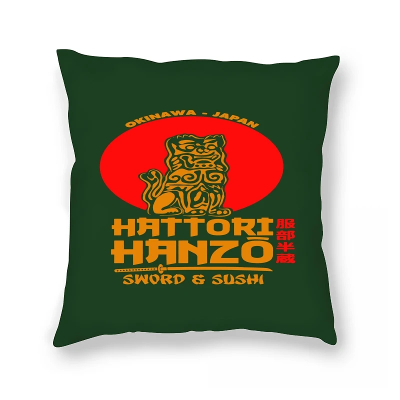 

Черная подушка Hanzo hatдори Hanzo чехол Забавный черный teeshirt европейский размер Прямая поставка