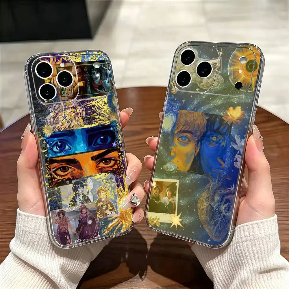 Фото Прозрачный силиконовый мягкий чехол Byler F-Fanar-r для iPhone 17 16 15 14 13 12 11 Mini Pro Max Plus №1