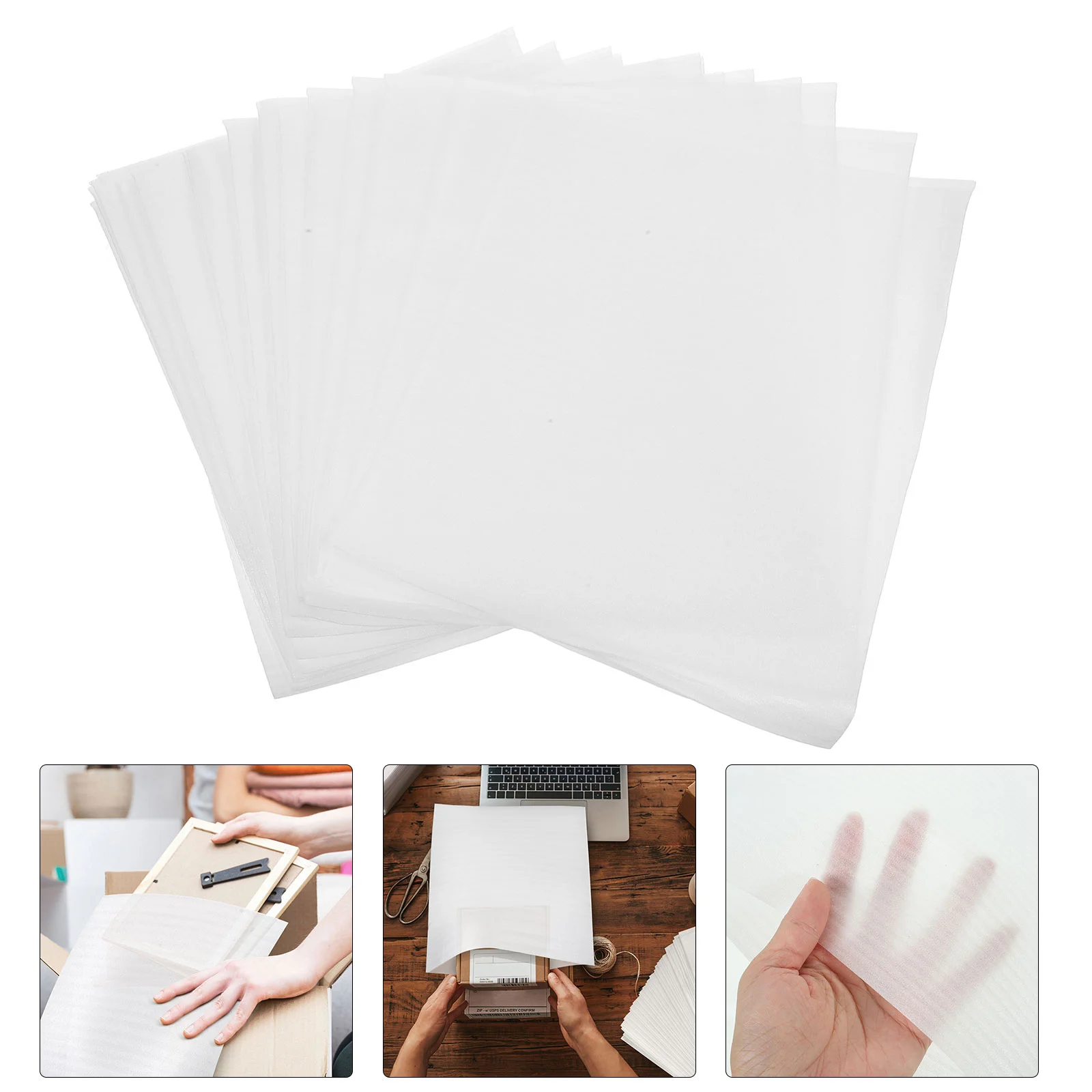 

100Pcs 25x30cm Pouches Packing Pouches Wrap Cushion Plate Packing Sleeves Shipping and Packing Supplies