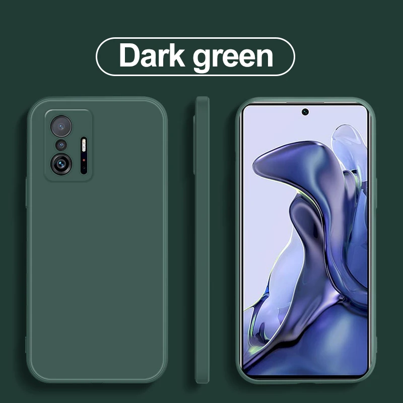 

Original Square Liquid Soft Silicone Protector Back Case funda For Xiaomi Mi 8 9 CC9 10 10S 11 lite 11T Pro Ultra MIX 2 3 Cover