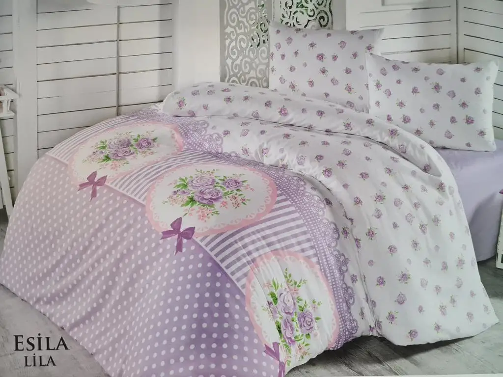

Land Of dowry Polly Esila Double Personality Duvet cover set Lilac