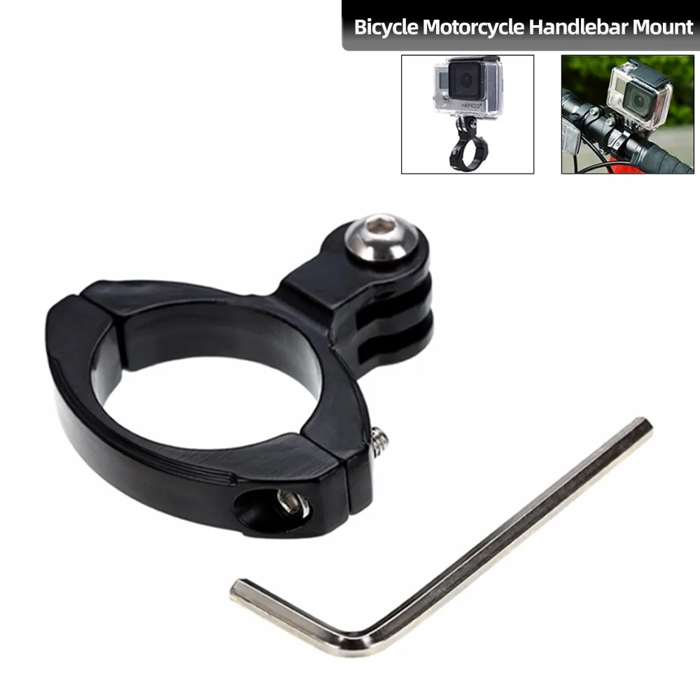 Алюминиевый зажим для крепления на руль велосипеда GoPro Hero 13 12 11 10 9 DJI Action 3 Insta360 X4 X3