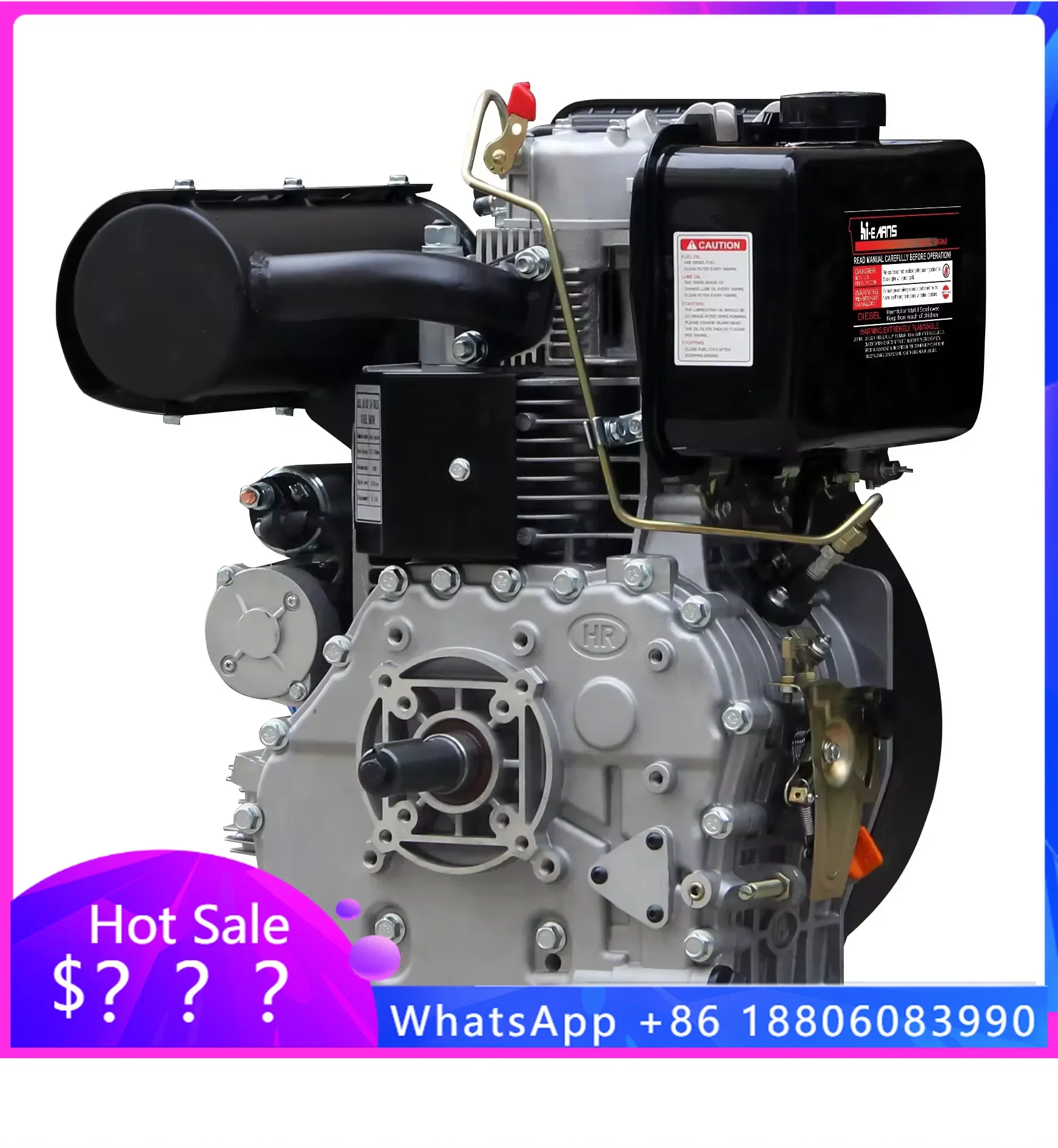 муниципаarns HR1102FD 16h·p 18h·p одноцилиндровый двигатель с матрицей иsel бесшумная