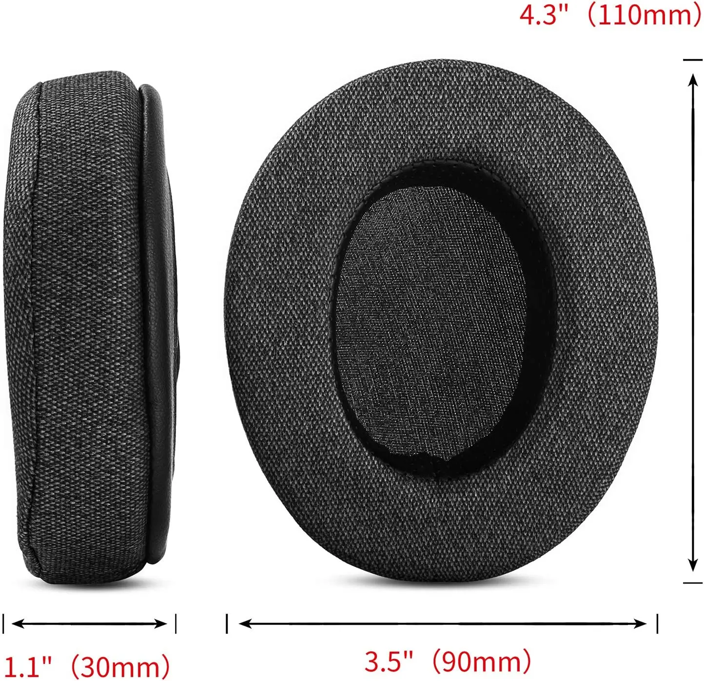 

Replacement Ear Pads Cups Cushion Compatible with Corsair HS50 HS60 HS70 Pro Gaming Headset Headphones Earmuffs