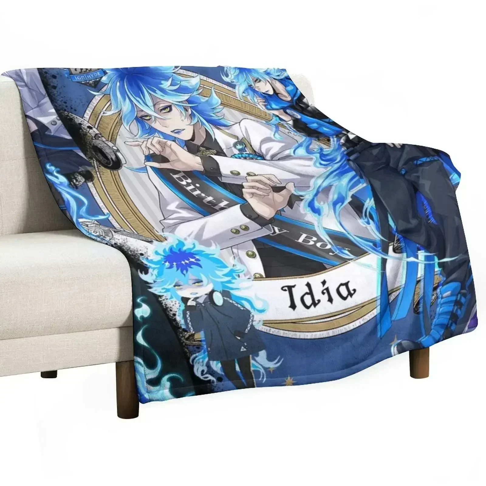 Фото Плед Idia Shroud Collage, теплый рождественский декор, для малышей, пляжный плед на диван, полярные пледы. №1