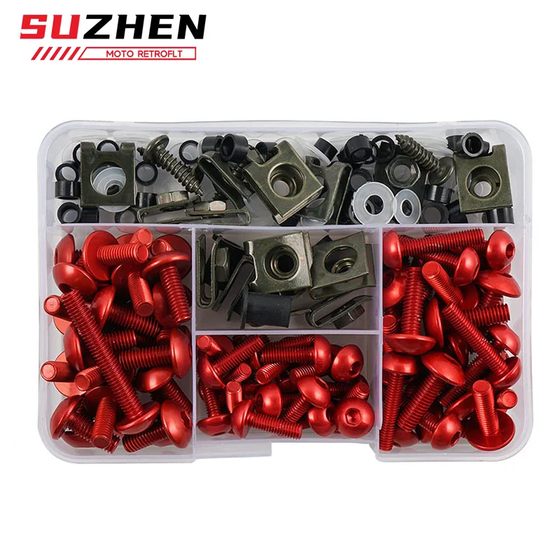 

177PCS M5 M6 Complete Fairing Bolts CNC Screw For Ducati 748 749 750SS 848 900SS 916 996 998 999 1098 1098S 1199 Panigale