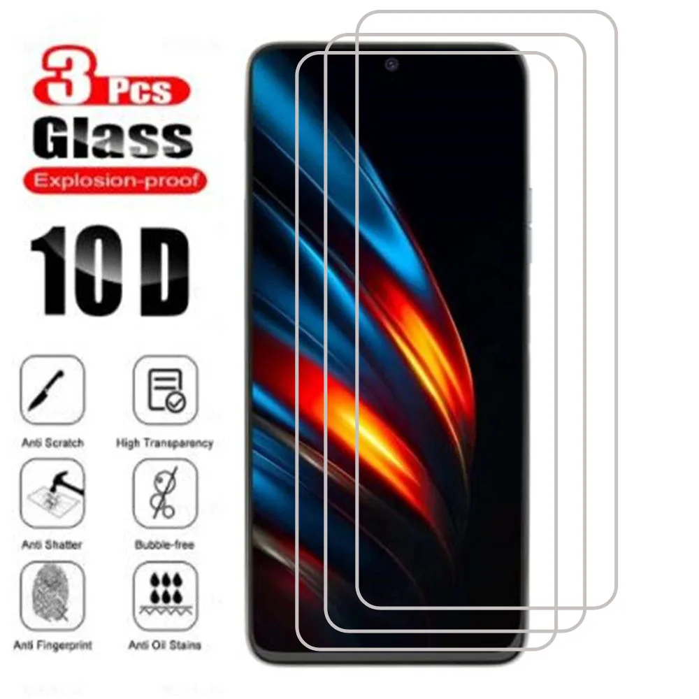 

3PCS 9H HD Tempered Glass For Tecno Pova 2 Protective Film ON TecnoPova2 Pova2 Screen Protector Cover