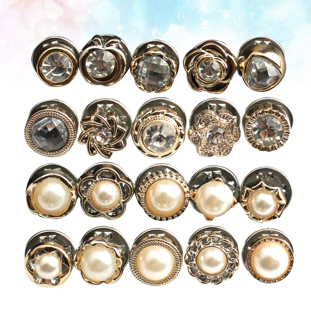 

Buttons Pearlbutton Snap Sewing Clothes Press Sewvintage Beads Decorative Clothing Rhinestone Shirt Accessories Cloth Metal