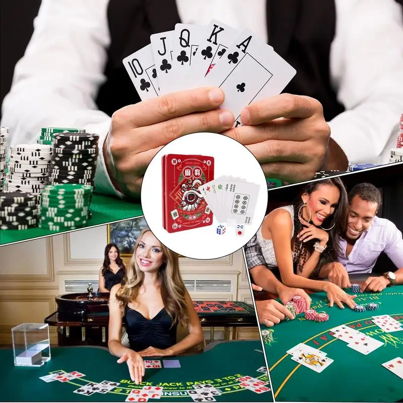 Цифровая карточка Маджонга стандартная игра маджонг Большая Печатная матовая