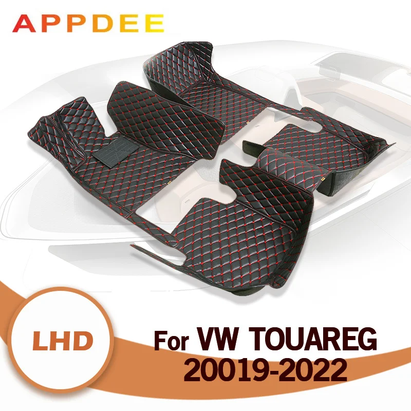 

APPDEE Car floor mats for Volkswagen Toureg 2019 20 21 2022 Custom auto foot Pads automobile carpet cover