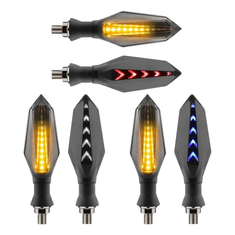 

Front Rear Motorcycle Lights Turning Signal Light Universal Wearing Indicators Waterproof Flash Signal Blinker Bike Accessories