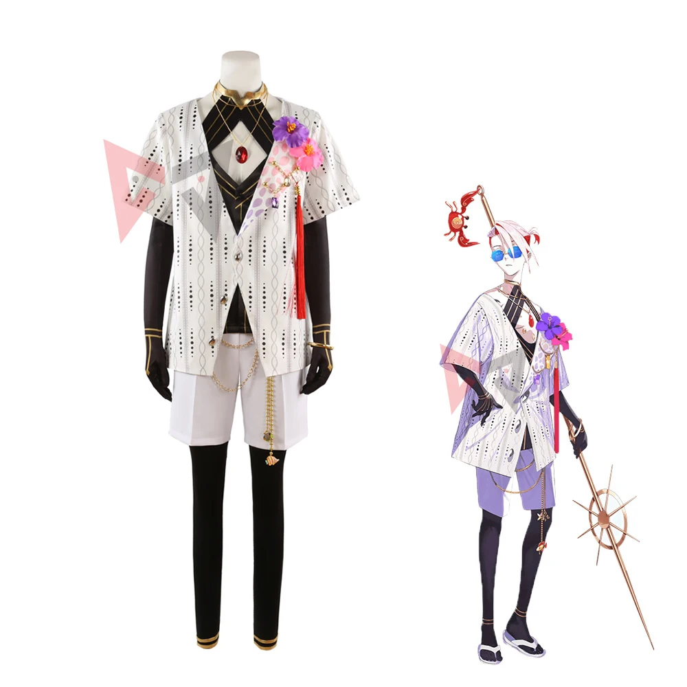 Новый костюм для косплея Fate/Grand Order Karna рубашка пальто брюки игровой вечеринки