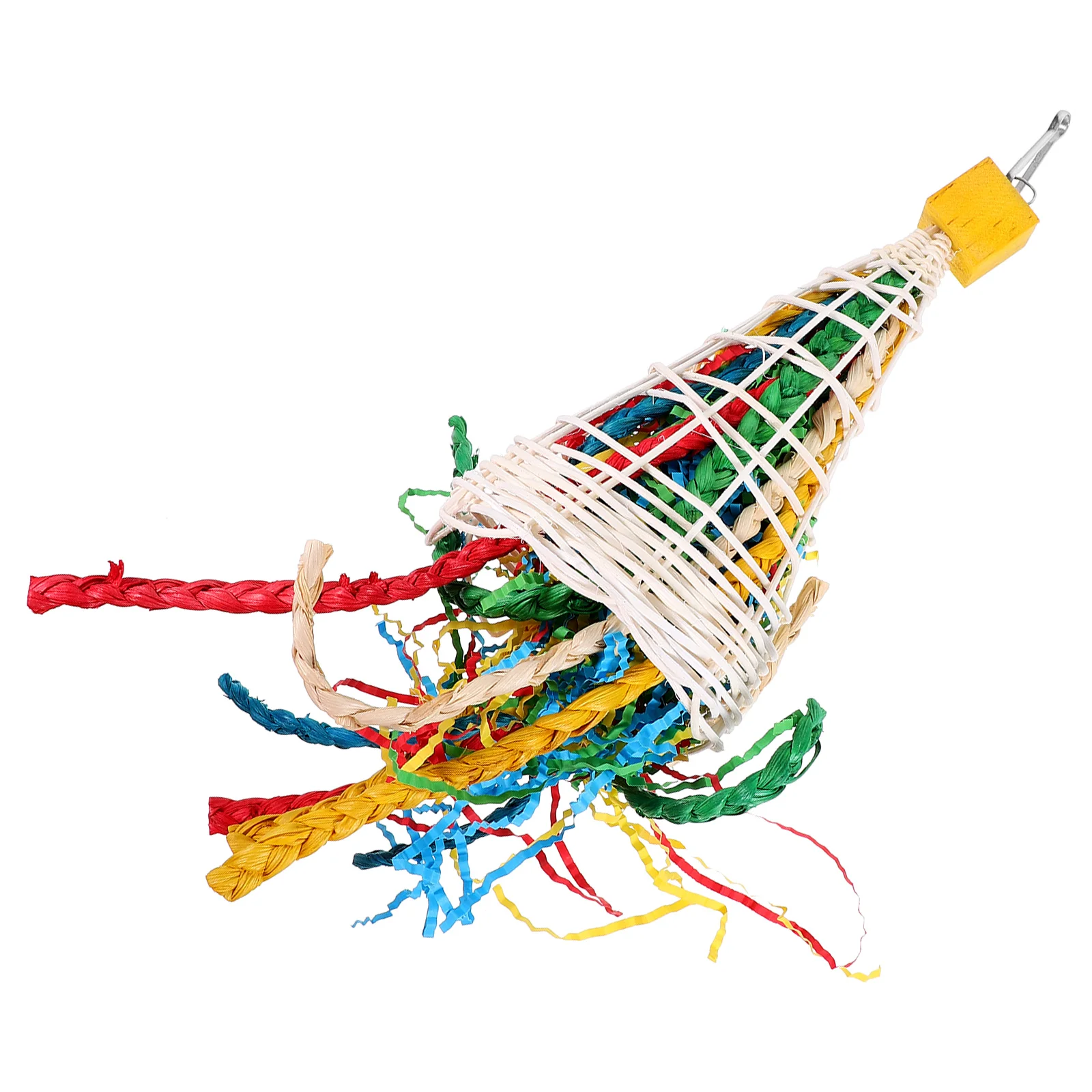 

Parrot Chewing Plaything Bird Cage Suspending Toy Cockatiel Foraging Pendant