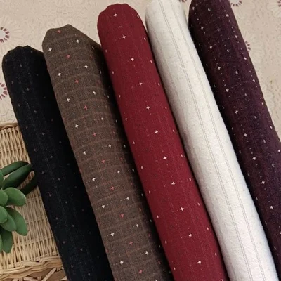 Окрашенная в пряжу ткань 50*70 лоскутные одеяла ручной работы 6 разных стилей