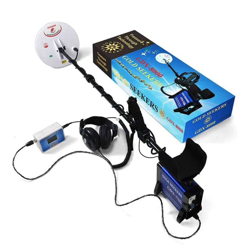 Оригинальный катушечный детектор металла новейшее обновление GDX8000 поиск золотых