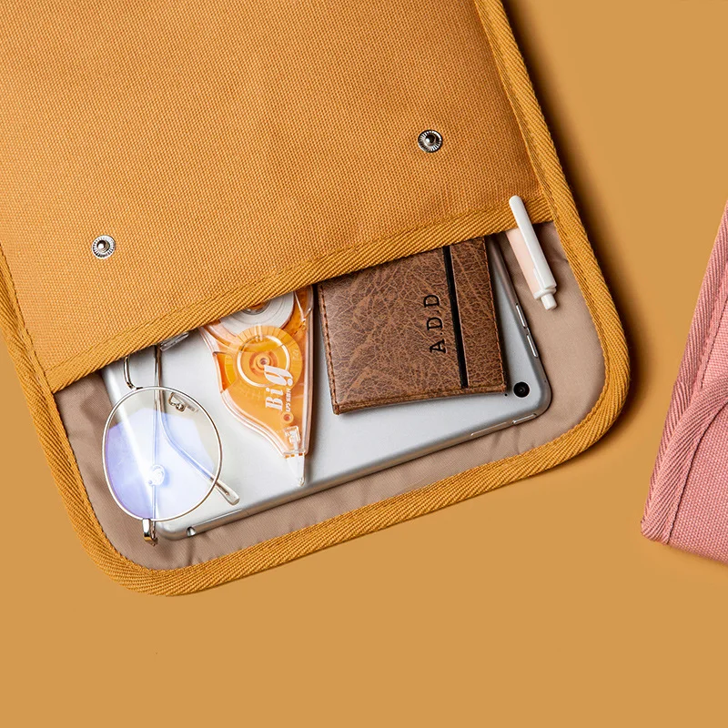 Portable Tablet Sleeve Bag Ipad Pro 11/12.9/13 Canvas Case Cover Xiaomi Huawei Samsung Case Liner Sleeve Tablet Notebook Pouch