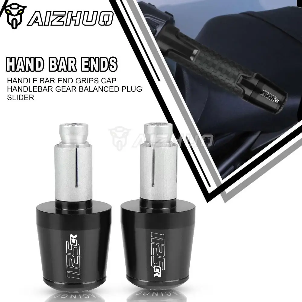 

For Buell 1125CR 2008 2009 Motorcycle Handle Bar End Weight Handlebar Grips Plugs Caps Slider Anti Vibration Silder Plug 1125 CR