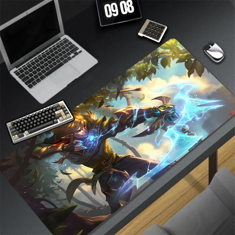 Аксессуары для компьютерных игр Коврик мыши Офисный коврик ПК L-league Of Legends Ezreal