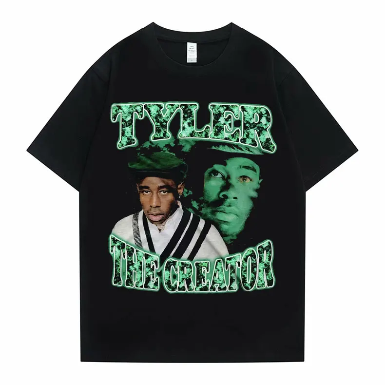 

Golf Wang Igor Tyler The Creator Rapper Hip Hop Music Tshirt Black Streetwear Men Women Fashion Brand Tees O Collar Short Sleeve