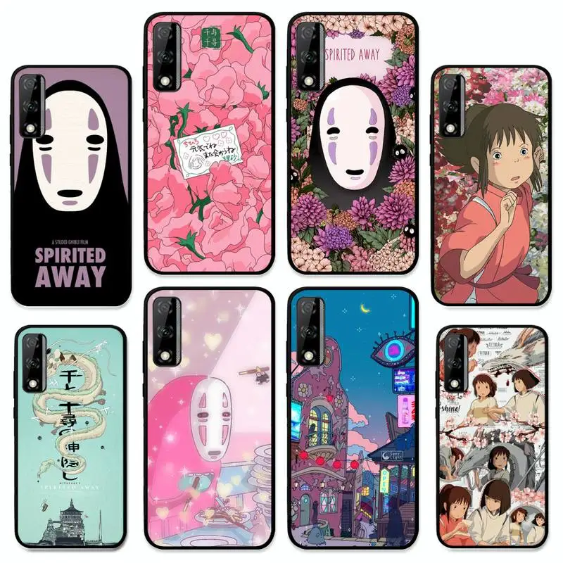 

Cartoon Studio Ghibli Spirited Away Totoro Phone Case for Huawei Y 6 9 7 5 8s prime 2019 2018 enjoy 7 plus