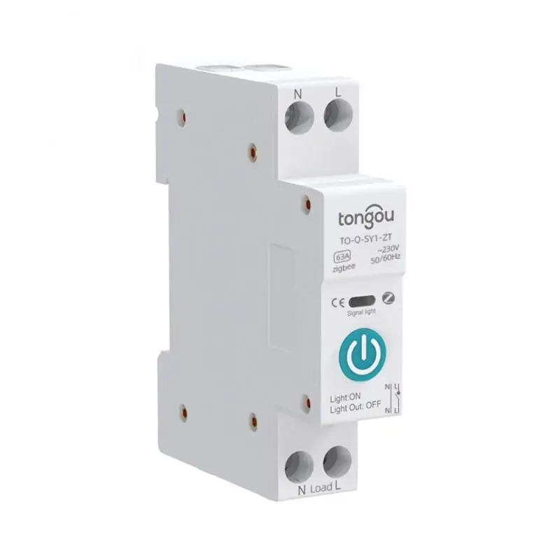 

Умный выключатель Zigbee с Wi-Fi, 1P, 63a, 90-240 В