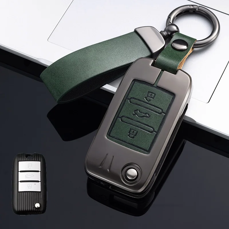 

Zinc Alloy Car Key Case Cover for Roewe RX5 MG3 MG5 MG6 MG7 MG ZS GT GS 350 360 750 W5 Car Accessories