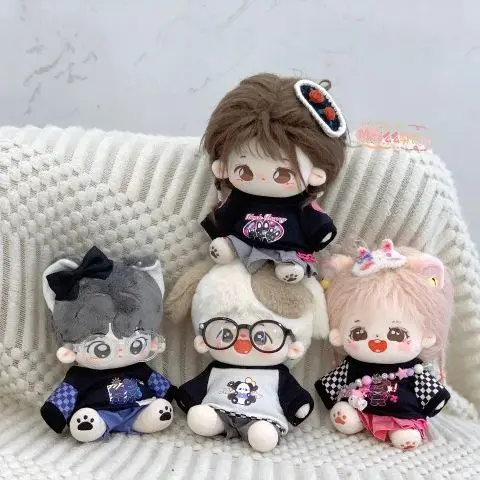 

Милый повседневный костюм, шорты с длинным рукавом, одежда, костюм Kpop для Kawaii, 20 см, хлопковая кукла, сменная одежда, наряды, косплей, подарок