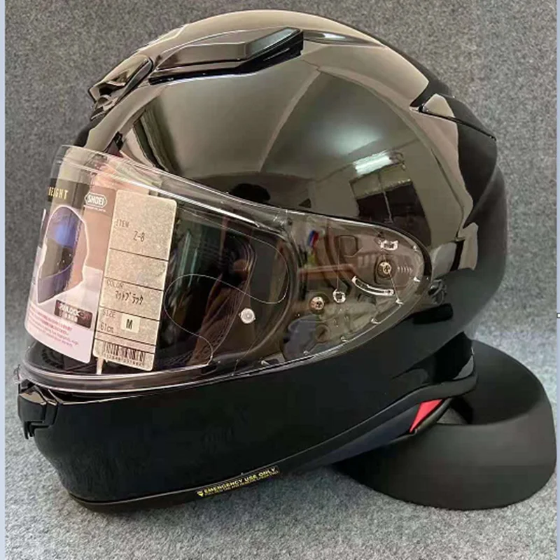 

2021 Full Face Motorcycle helmet Z8 shiny black helmet Riding Motocross Racing Motobike Helmet