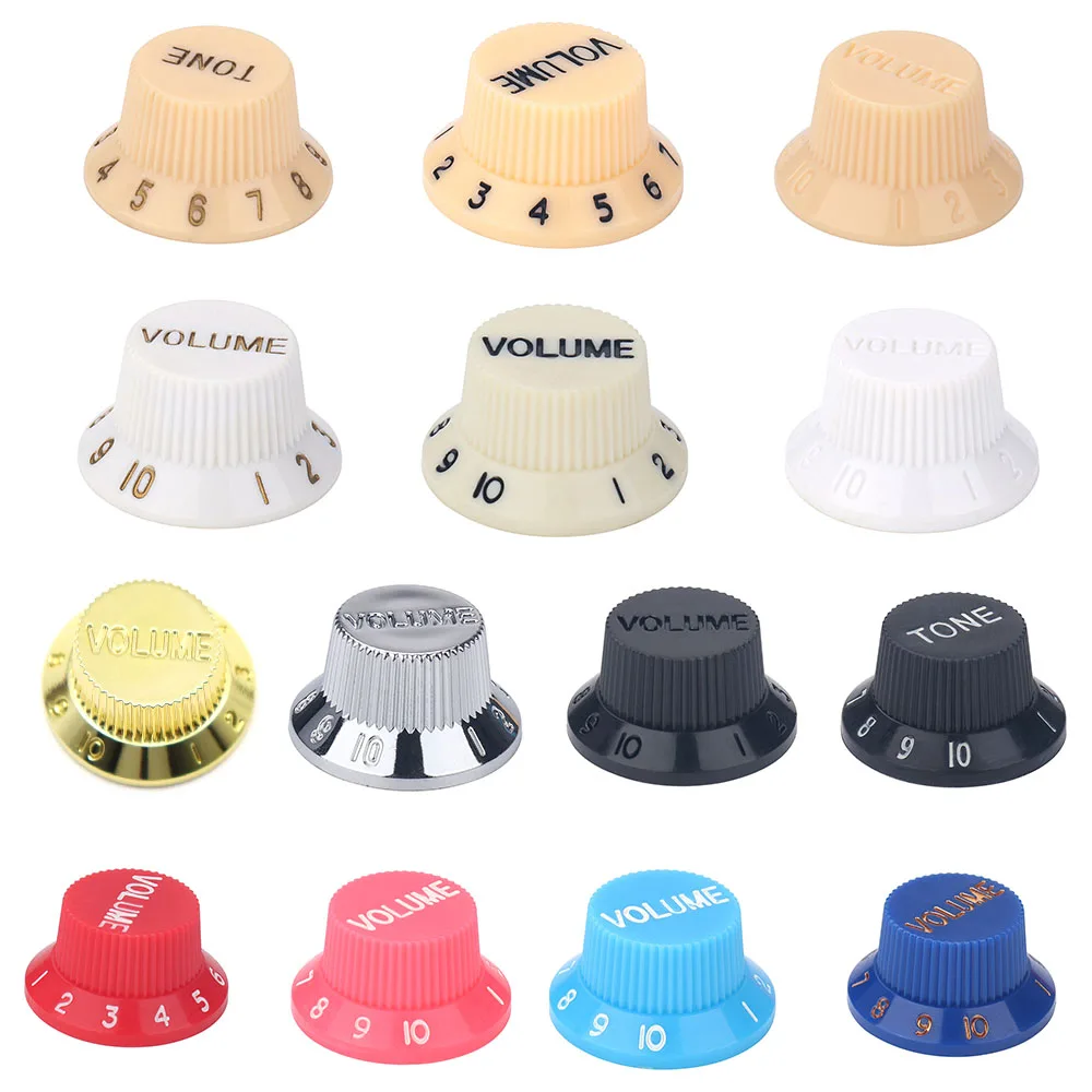 Ручки для гитары 2 тона 1 цвет с номерами в стиле колокольчика электрогитары ST SQ -