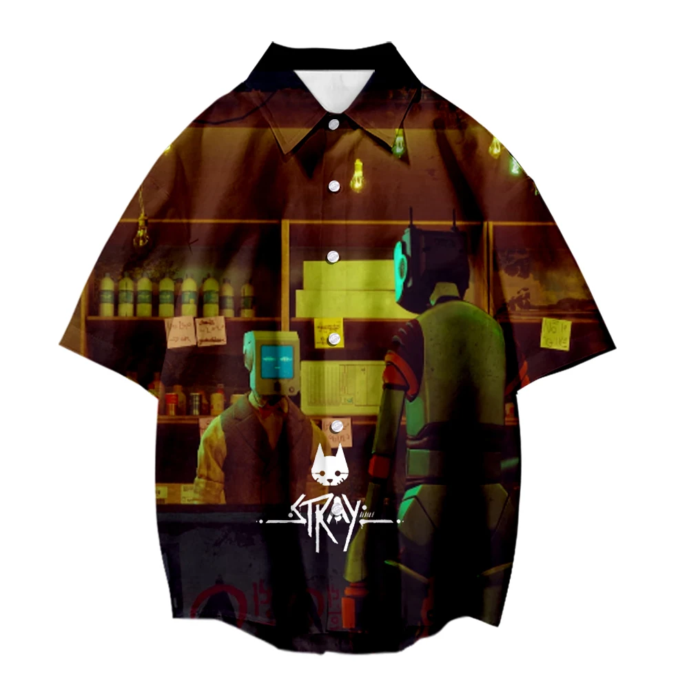 

Рубашка унисекс с коротким рукавом, в стиле «бродячие игры»