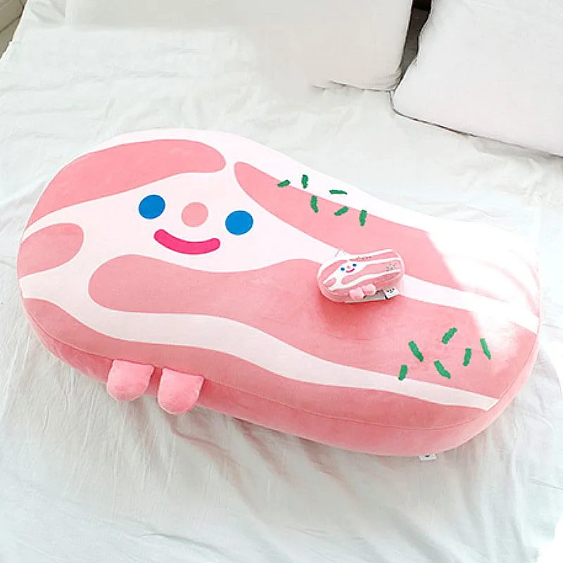 

RiCO Series Pork Belly Bacon Pillow Home Office Sofa Sleeping Cushion Cute Stuffed Soft Dolls Cartoon Gifts