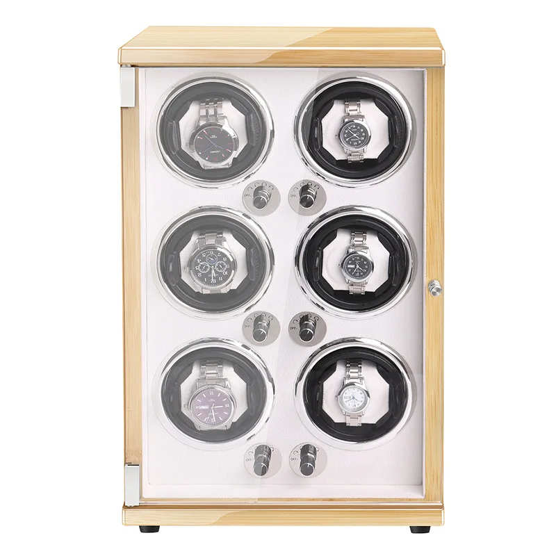 

Watch Winder Box Automatic Wooden Luxury Mabuchi Motor Oak Watch Box Suitable For Mechanical Watches Antimagnetic Storage Box