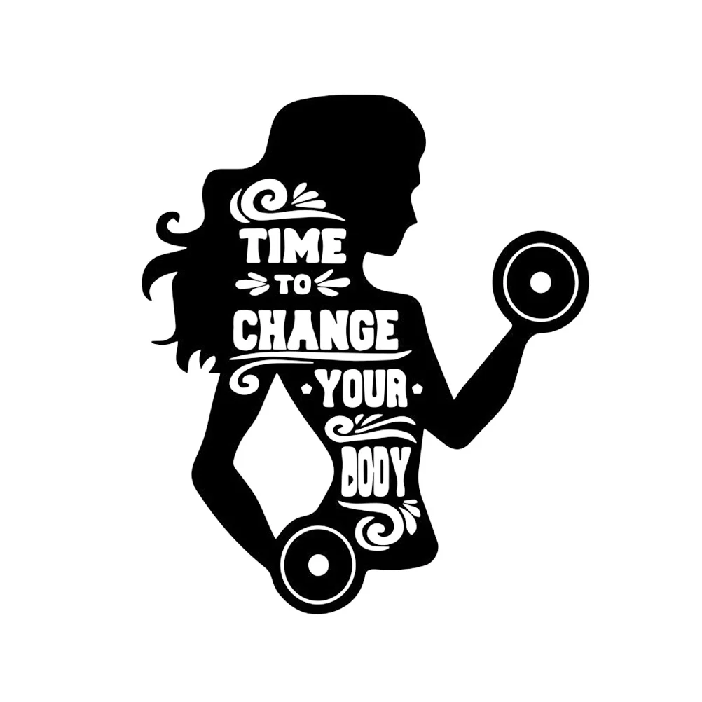 

1PC Creative Peel and Gym Bodybuilding Wall Sticker Wall Decals
