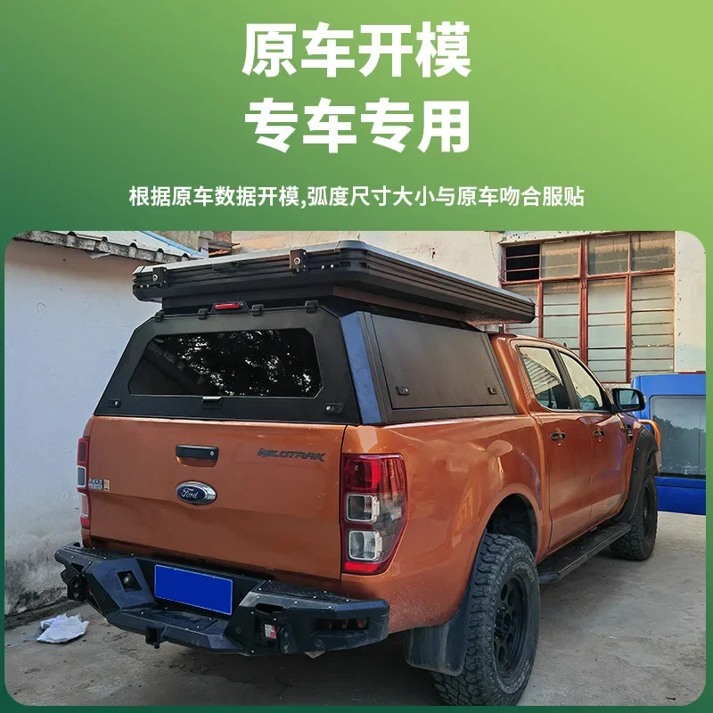 Пикап с высокой крышкой встроенная палатка алюминиевая треугольная крыша