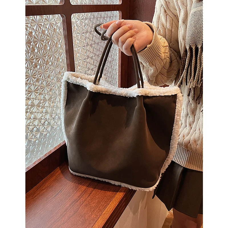 Сумки из овечьей шерсти большие сумки Capaci зимняя майя мягкая поверхность