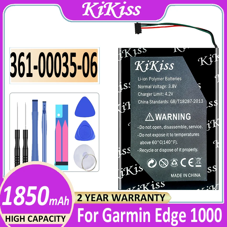 

KiKiss1850mAh Battery for Garmin Edge 1000 Edge EXPLORE 1000 Approach G8 GPS Navigator 361-00035-06 DI44EJ18B60HK