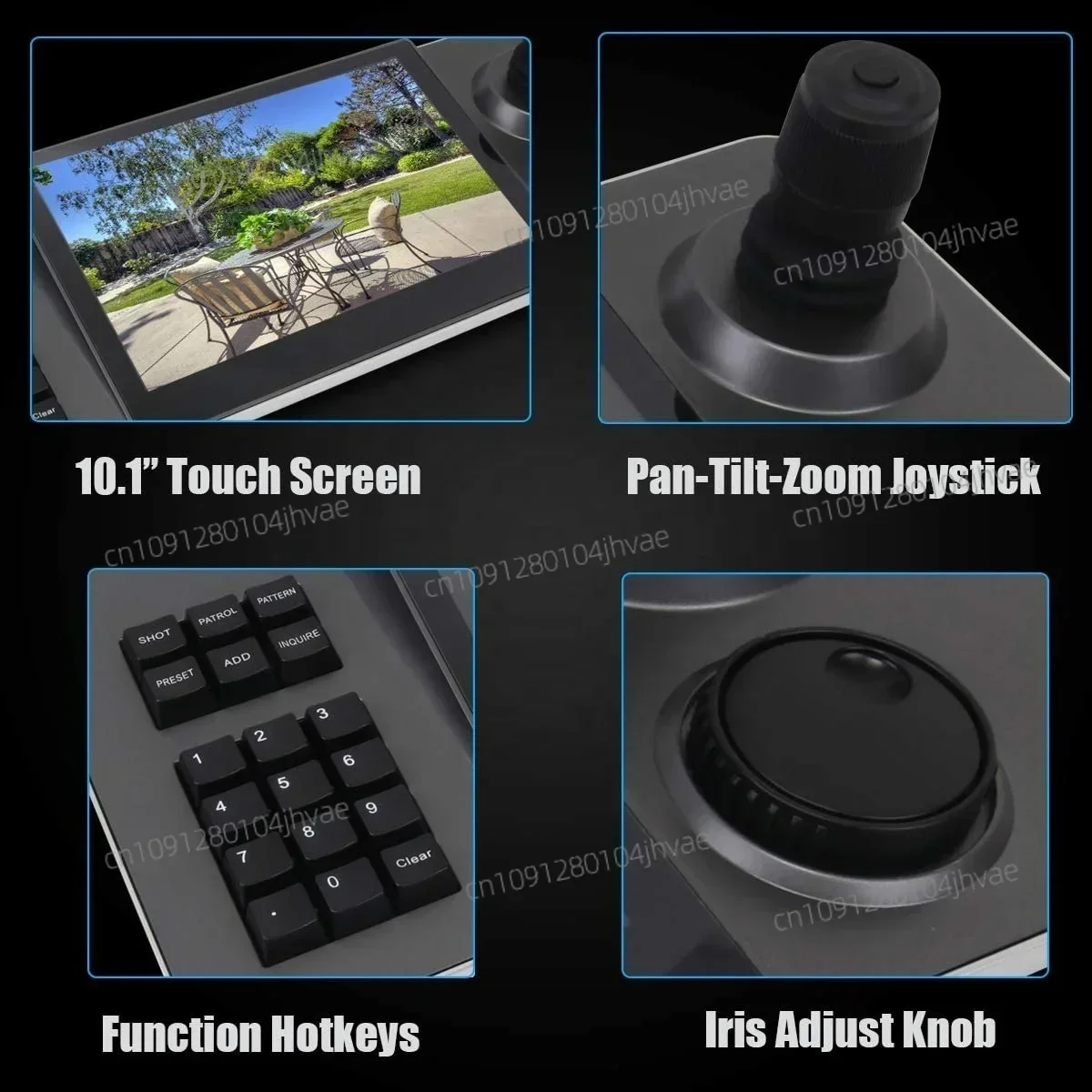 Горячая сенсорная IP-камера MYtech Android CCTV Ptz-контроллер YCV-41BP(T) с функцией декодирования (art.: 3920d21022dce) - 3920d21022dce