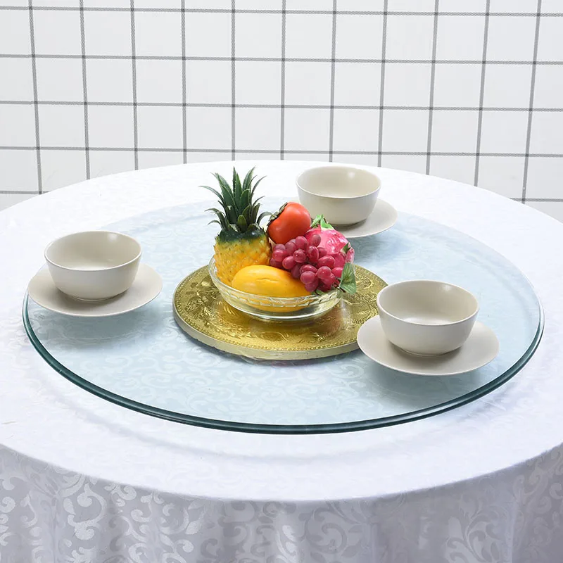 

HQ GL01 топ из закаленного стекла 70 см/80 см/90 см Lazy Susan со стеклянным поворотным столом поворотная пластина для обеденного стола